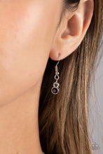 Load image into Gallery viewer, Swanky Shimmer Purple Necklace