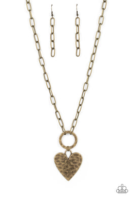 Brotherly Love Brass Necklace