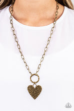 Load image into Gallery viewer, Brotherly Love Brass Necklace