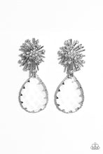 Load image into Gallery viewer, Stellar Shooting Star White Earrings