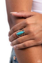 Load image into Gallery viewer, Spartan Stone Blue Ring