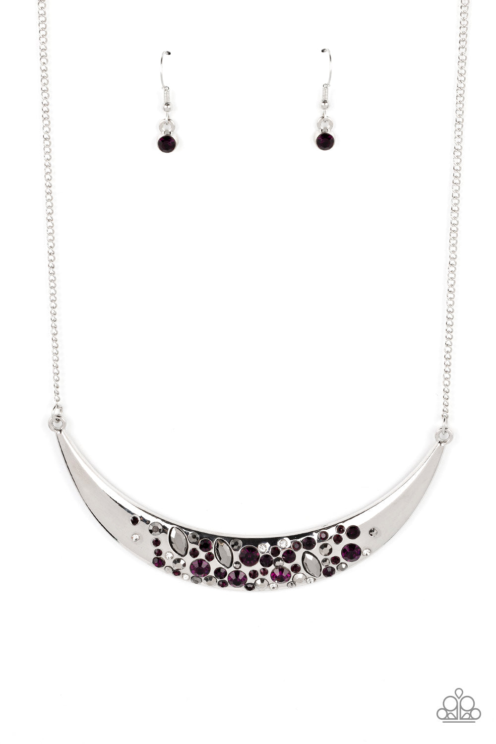 Bejeweled Baroness Purple Necklace
