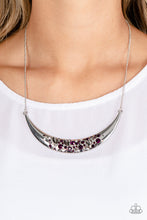Load image into Gallery viewer, Bejeweled Baroness Purple Necklace