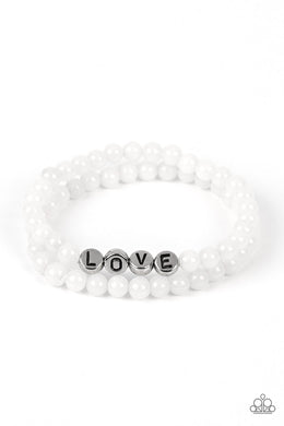 Devoted Dreamer White Bracelet