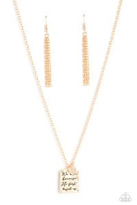 Divine Devotion Gold Necklace
