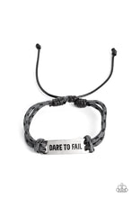 Load image into Gallery viewer, Dare to Fail Silver Urban Bracelet