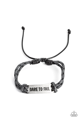 Dare to Fail Silver Urban Bracelet