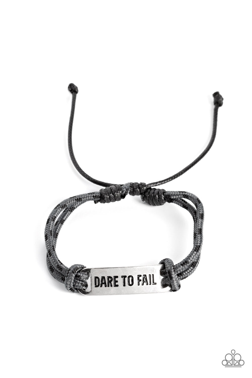 Dare to Fail Silver Urban Bracelet