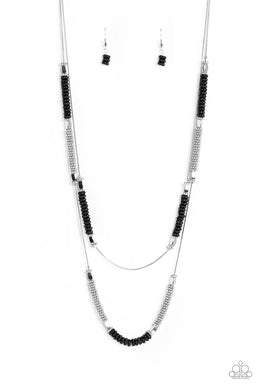 Caviar Chic Black Necklace