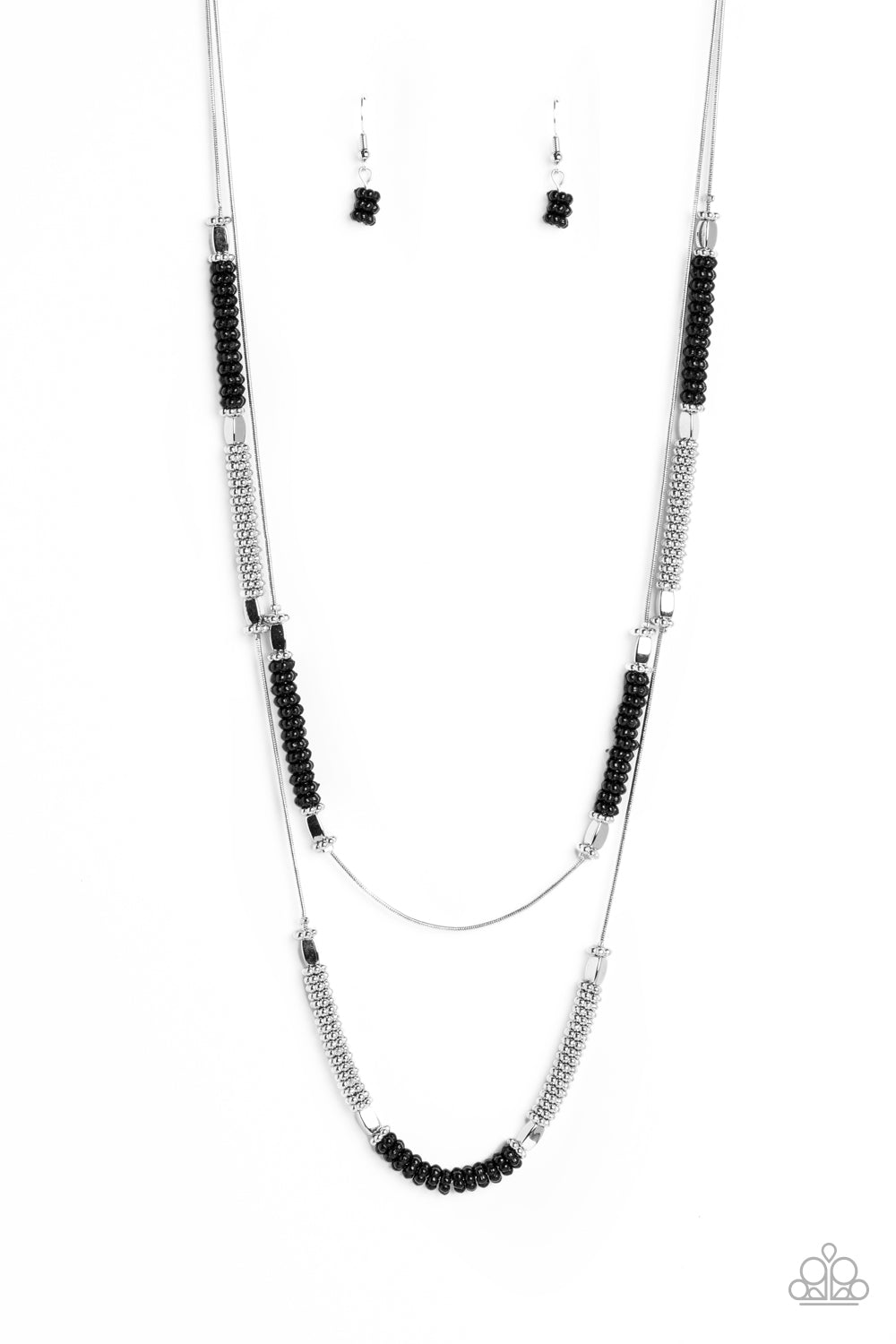 Caviar Chic Black Necklace