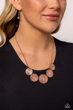 Load image into Gallery viewer, Medaled Mosaic Copper Necklace
