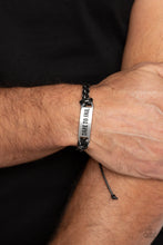 Load image into Gallery viewer, Dare to Fail Black Urban Bracelet