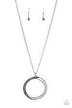 Load image into Gallery viewer, Encrusted Elegance Silver Necklace