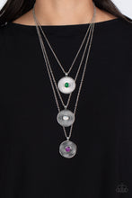 Load image into Gallery viewer, Geographic Grace Purple Necklace