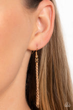 Load image into Gallery viewer, Posh Pyramid Gold Necklace