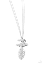 Load image into Gallery viewer, Monochromatic Model Silver Necklace