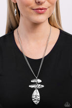 Load image into Gallery viewer, Monochromatic Model Silver Necklace