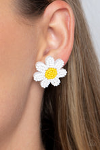 Load image into Gallery viewer, Sensational Seeds White Post Earrings