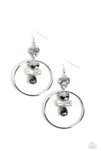 Load image into Gallery viewer, Geometric Glam Silver Earrings
