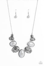 Load image into Gallery viewer, Patterned Paisley Silver Necklace