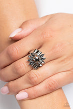 Load image into Gallery viewer, Untamable Universe Silver Skinny Band Ring