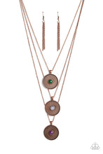Load image into Gallery viewer, Geographic Grace Copper Necklace