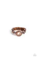 Load image into Gallery viewer, Artistic Artifact Copper Skinny Band Ring