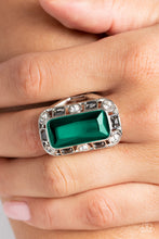 Load image into Gallery viewer, Radiant Rhinestones Green Ring