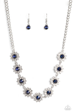 Blooming Brilliance Blue Necklace