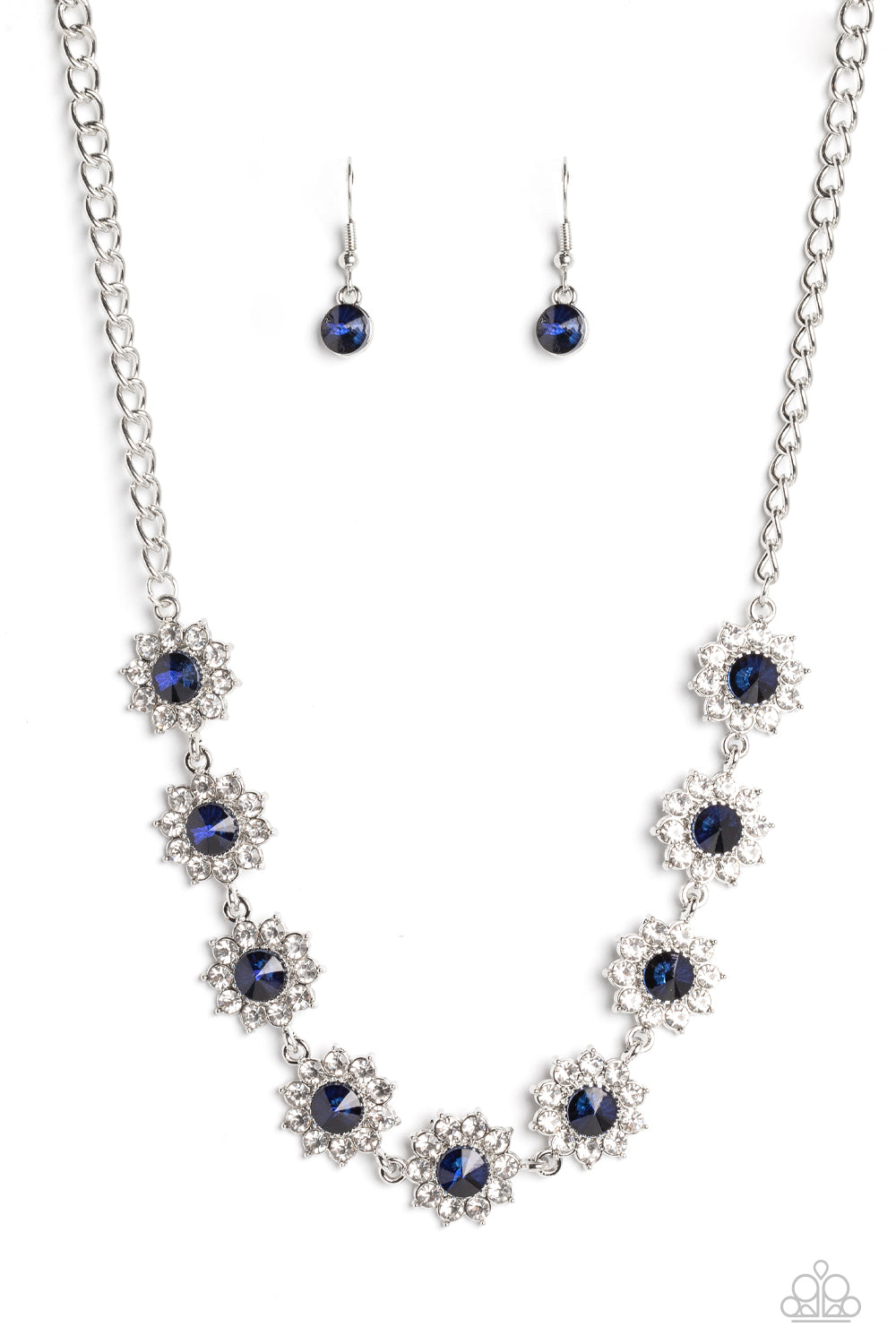 Blooming Brilliance Blue Necklace