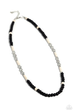 Volcanic Valiance White Urban Necklace