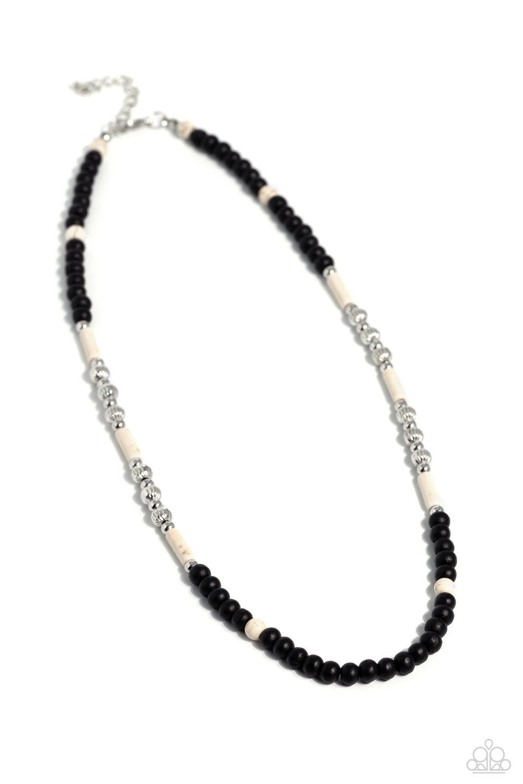 Volcanic Valiance White Urban Necklace
