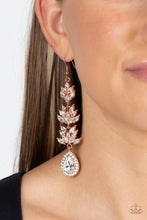 Load image into Gallery viewer, Water Lily Whimsy Copper Post Earrings