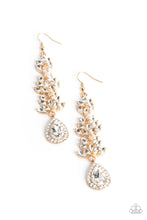 Load image into Gallery viewer, Water Lily Whimsy Gold Earrings