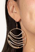Load image into Gallery viewer, Fighting Fortune Gold Earrings