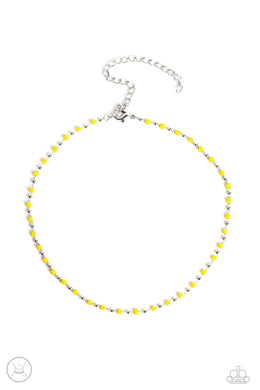 Neon Lights Yellow Choker