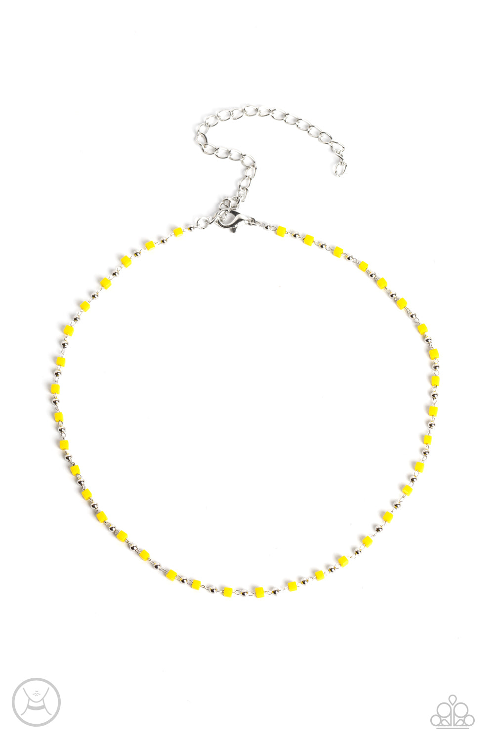 Neon Lights Yellow Choker