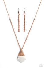 Load image into Gallery viewer, Posh Pyramid Copper Necklace