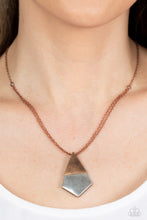 Load image into Gallery viewer, Posh Pyramid Copper Necklace