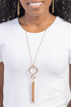 Load image into Gallery viewer, Tassel Tune Gold Necklace