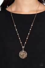 Load image into Gallery viewer, Serving the Lord Gold Necklace