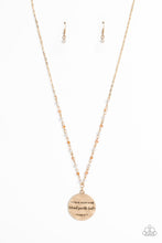 Load image into Gallery viewer, Serving the Lord Gold Necklace