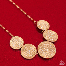 Load image into Gallery viewer, Medaled Mosaic Gold Necklace