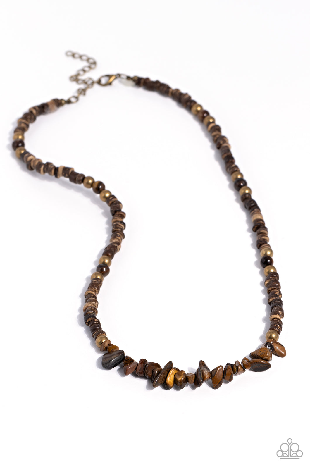 Wild Woodcutter Brass Necklace