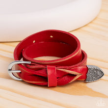 Load image into Gallery viewer, Coat of Arms Couture Red Urban Bracelet