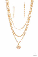 Load image into Gallery viewer, Winking Wanderer Gold Necklace