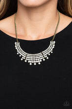 Load image into Gallery viewer, Shimmering Song Brass Necklace