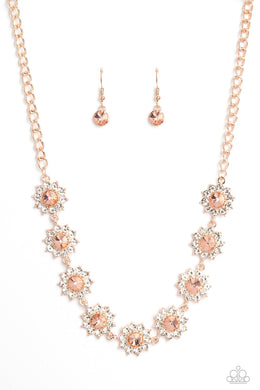 Blooming Brilliance Rose Gold Necklace