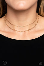Load image into Gallery viewer, Polished Paperclips Gold Choker