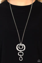 Load image into Gallery viewer, Tranquil Trickle Silver Necklace